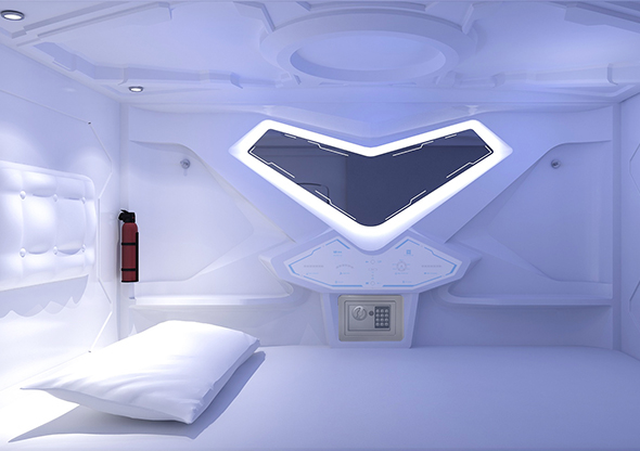 Space capsule technology horizontal single cabin deluxe version