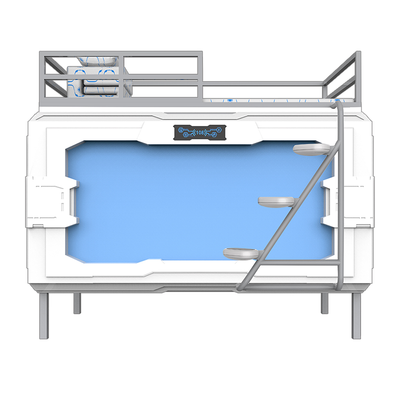 科技款款太空舱门横式单人舱床