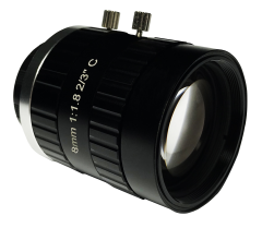 8mm 高清定焦工业镜头 5MP