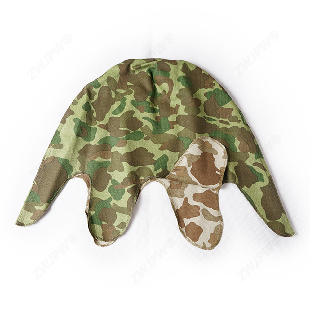 二战美军 太平洋迷彩盔罩猎鸭迷彩帆布头盔罩 高端复刻 出口