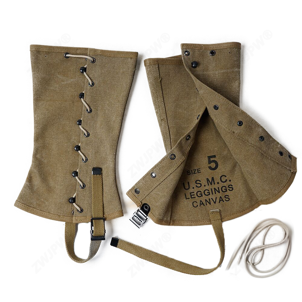二战美军海军陆战队usmc绑腿出口美国户外绑腿野外训练品道具
