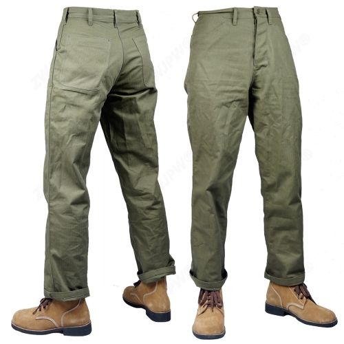二战韩战美式 USMC HBT裤子（复刻影视道具）