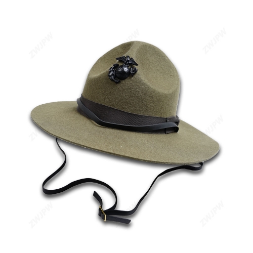 二战时期美式 教官帽 （复刻影视道具）