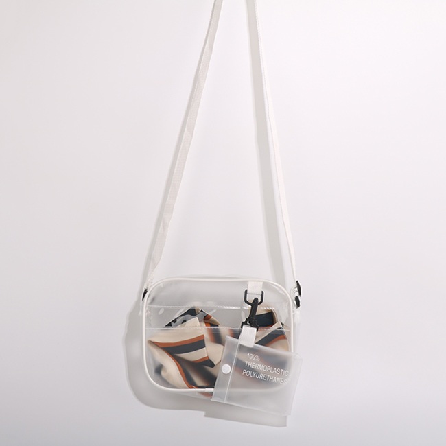 transparent sling bag