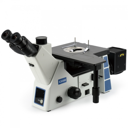 ICX41M three eye inverted metallographic microscope