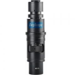 SWG-D7050-0.5X工业显微镜镜头 0.7X-5X变倍电子显微镜镜头 工作距离170mm