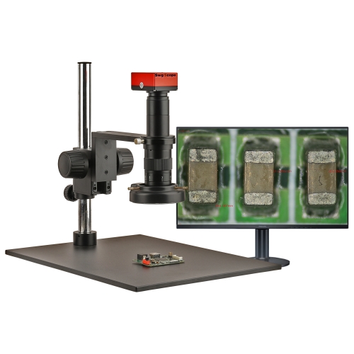 18X-138X HD Industrial Electron Microscope 4K Camera can be Connected to a Computer