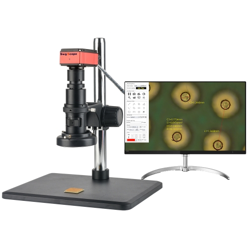 SWG-4KHD800 21X-215X HD Industrial Measurement Electron Microscope 4K Camera can be Connected to a Computer