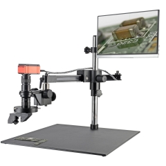 3X-111X 2D/3D Electron Microscope 360° Rotation 4K HD Imaging 15.6-inch Display