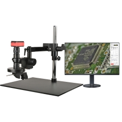 23X-193X 2D/3D Electron Microscope 360 ° Rotation 4K High Definition Measurement Camera