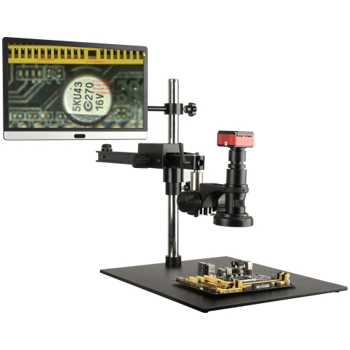 12X-125X HD Industrial Electron Microscope 4K Camera can be Connected to a Computer for Measurement and Photography