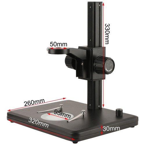 Electron Microscope Bracket,Base with LED Light Source 12V 6W