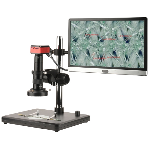 13X-100X HD Measurement Electron Microscope,Continuous Zoom Lens,15.6 Inch Monitor