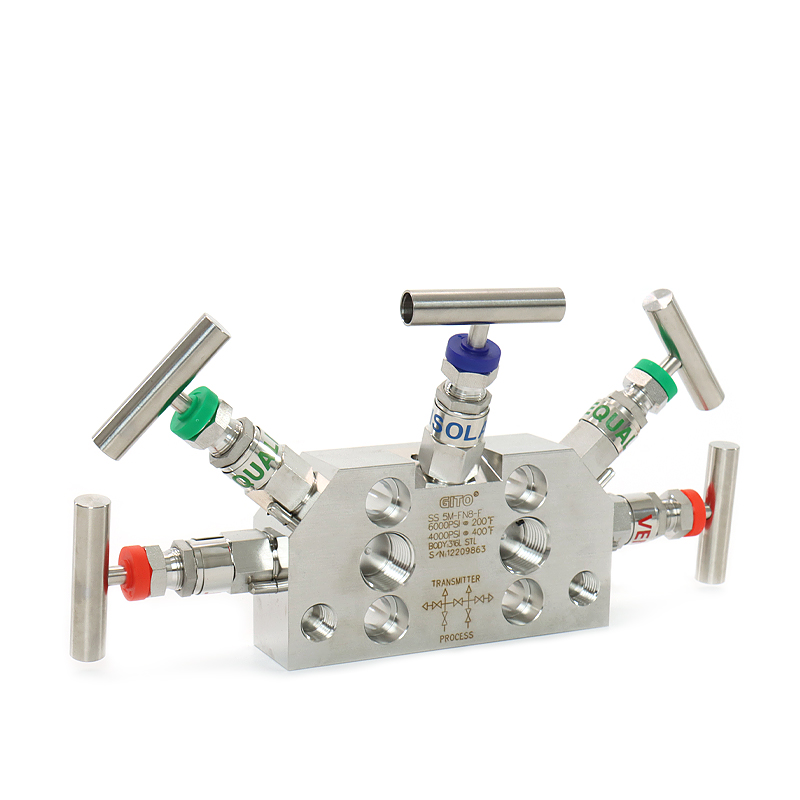 Integrated Coplanar Five-valve Manifolds