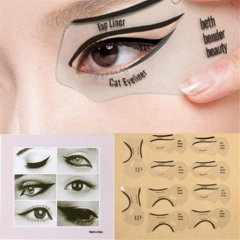 Eyeliner Stencil Top Bottom Smokey &amp; Cat Eye Liner Template Makeup Tool