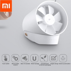 Original Xiaomi VH Mini Fan Portable Ventiladors USB Mijia Fan Ultra Quiet Smart Touch Summer Cooler Double Leaf Desktop Fan