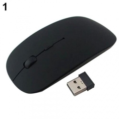 2.4 GHz Slim Optical Wireless Mouse Mice + USB Receiver for Macbook Laptop PC