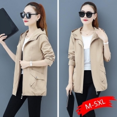 Loose Jacket Cotton Spring And Autumn New Mother Short Small Coat Female Middle-aged Large Size Women's Jackets Clothes