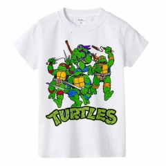 Cartoon new boy print turtle cartoon print T-shirt children's wear children boy child toddler T-shirt 3-9 years old