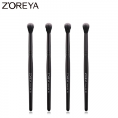 Zoreya Brand Black Crease Makeup Brushes Soft Synthetic Hair Portable Eye Makeup Set Travel Cosmetic Brush For Make Up