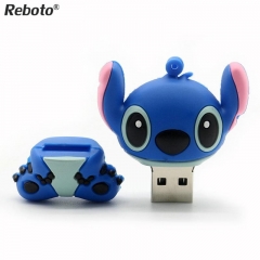 Genuine cartoon Lilo&amp;Stitch USB flash drive 4GB 8GB 16GB 32GB  U disk Cute thumb memory stick 64GB pen drive usb flash