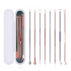 DUcare Makeup Tool Kit 4PCS Acne Blackhead Removal Needle Stainless Steel Pimple Spot Cleanser Extractor Face Clean Care Tool