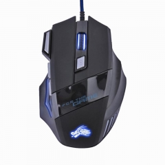 Dropship 5500DPI LED Optical Gamer Mouse USB Wired Gaming Mouse 7 Buttons Gamer Computer Mice For Laptop Mice PC