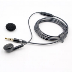 OKU-01 3.5mm Single In-Ear Only Mono Earphone Earbud Headset w/ Mic For Phone for Samsung