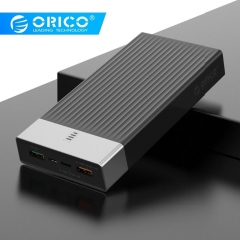 ORICO Quick Charge 3.0 Power Bank 20000mah Three Output 5V2A/9V2A/12V1.5A*1 18W Max External Battery Charge for Mobile Phone