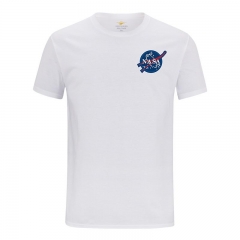 2019 Men'S Wear NASA Joint Astronaut Flight Men's And Women's COUPLE'S O Neck Crew Neck Short Sleeved Cotton Casual Men's T-shir