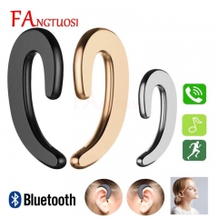 FANGTUOSI 2019 Mini Wireless Bluetooth Earphone Painless Sport Headset Business Ear Hook earpiece With Mic For ios and Android