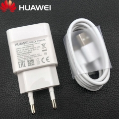 Genuine Huawei QC2.0 Fast Charger 9V 2A EU plug Usb 3.1 Type-C cable quick charge adapter for P20 lite P9 P10 Nova 3 smartphone