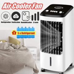 Portable Air Conditioner Conditioning Fan Humidifier Cooler Cooling 70W 220V Air Conditioner Timed Cooling Fan Humidifier+Gift