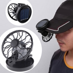 Portable Mini Solar Powered Clip Fan Cooler Solar Clip On Hat Cap Fans For Travel Camping Fishing Cycling Summer Sport Outdoor