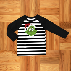 Christmas boy T-shirt cotton T-shirt three children's wear children clothing children's clothing coat BSY908-190-HY