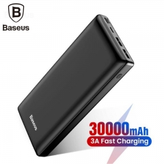 Baseus 30000mah Big Capacity Power bank For Mobile Travel Powerbank Quick Charger 3.0 Type C Power bank For iPhone Samsung