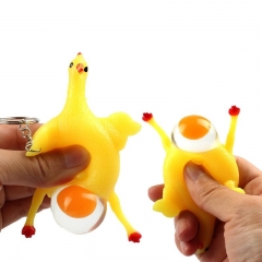 1pcs Surprise Squishy Toy Anti Stress Squeeze Toys Chicken&amp;Eggs Laying Hens Funny Gadgets Novelty Autism Mood Relief Wholesale