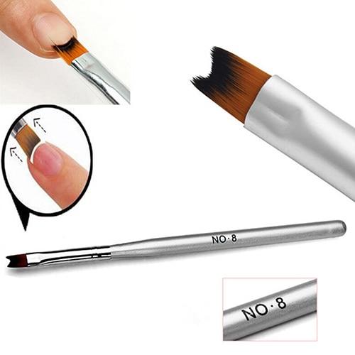 New Acrylic UV Gel Nail Painting Drawing French Tips Manicure Pen Brush Extension Builder Design 1Pc