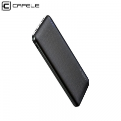 CAFELE 10000mAh Power Bank For iPhone Samsung Huawei Xiaomi Mobile Phone Dual USB Portable External Battery Charger Powerbank