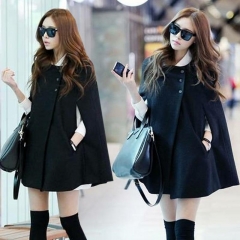 2015 Winter Women's new high- quality woolen cape coat jacket women dress cheap clothes china Fashion Coats  Sexy Clothing