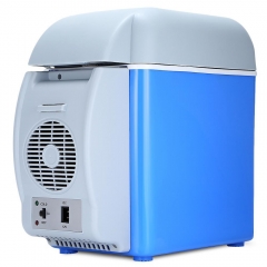 Dual-Use 7.5L Home Car Use Refrigerators Mini Portable Refrigerators Freezer Multi-Function Cooling Warmer Box Auto Compressor