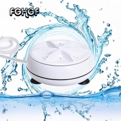 Mini Washing Machine USB Cable Portable Personal Rotating Turbine Washer Convenient for Travel Home Business Trip