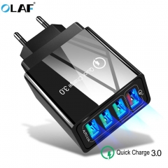 OLA USB Charger Quick Charge 3.0 Fast Charger QC3.0 QC Multi Plug Adapter Wall Mobile Phone Charger For iPhone Samsung Xiaomi Mi