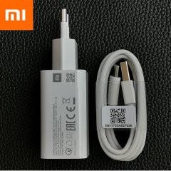 Original xiaomi Mi9 fast wall charger 18W fast charger adapter 100cm USB 3.1 data cable for MI 9 SE 8 6 mix 2 2S 3 redmi 7 8 pro