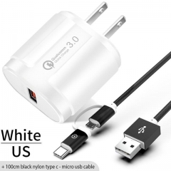 with 2 in 1 cable US 1