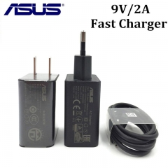 ASUS Zenfone 2/3 Fast Charger for  ZE551ML Selfie/Go Ultra Deluxe Phone 9V/2A qc 2.0 quick charge Adapter Type C/Micro usb Cable