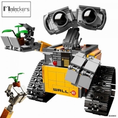 Legoing Creator Series Idea Robot WALL E Compatible Legoings Movies 2 Action Figures 687PCS Building Blocks Children Toys WELL E