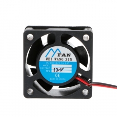 40mm*40mm*20mm DC 12V 2-Pin 5 Blade Cooler Brushless Mini Cooling Fan 4020