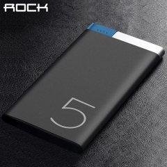 ROCK Portable10000 mAh Power Bank External Battery for Mobile Phone Power Charger for iPhone Samsung powerbank Clearance 78%