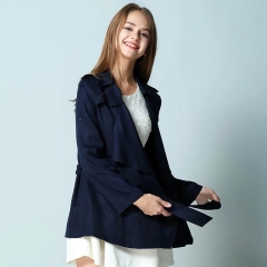 Women Casual Windbreaker Feminine Coat Women's Trench Coat Sobretudo Feminino Spring Coat Women Clothes Denim Jean Outerwear